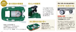 JOYCRAFT Fishing Floater FB-165 特徴